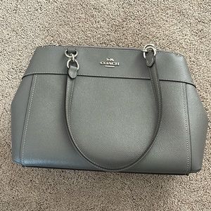 New gray coach convertible purse
